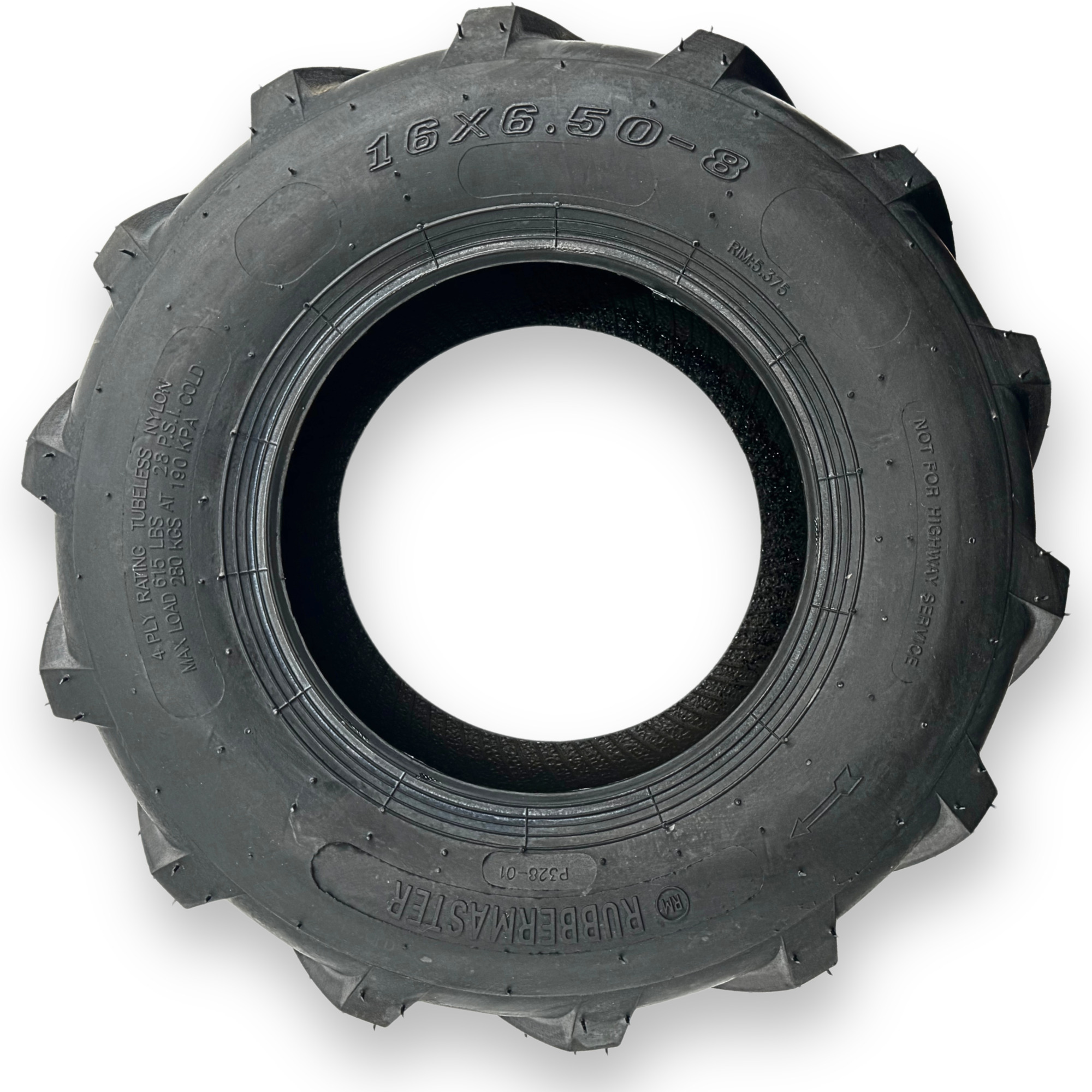 RubberMaster, 16x6.50-8 4P TL AG (Tire Only), Model# 550074